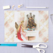 Schönheit in Rosa und Bestienpapier Seidenpapier (Handwerk)