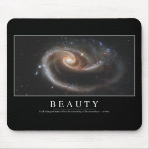 Schönheit: Inspirierend Zitat 3 Mousepad