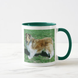 SCHÖNHEIT IST EINE ROUGH COLLIE TASSE