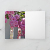 Schönheit ist Rosen Zaun (Fotografie von mir) Karte (Innenseite)