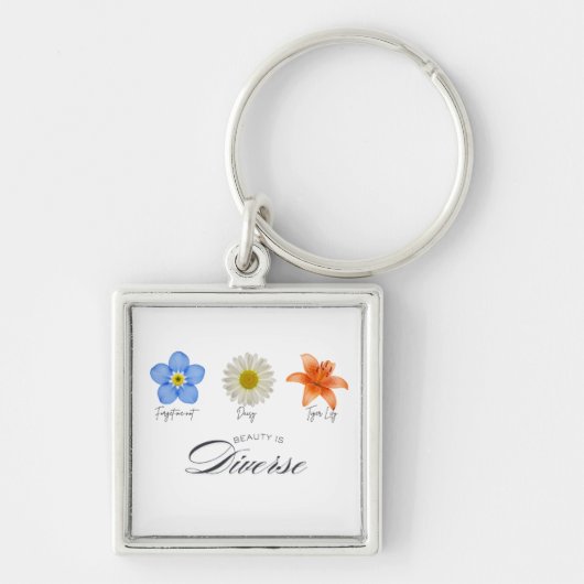 Schönheit ist unterschiedlich schlüsselanhänger (Vorne)