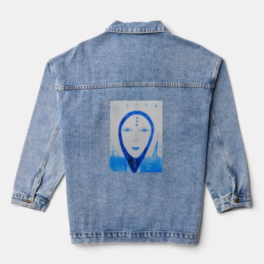 Schönheit Jeansjacke (Rückseite)