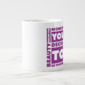 Schönheit Jumbo Tasse (Vorderseite)