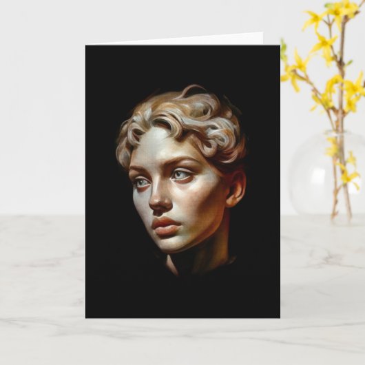 Schönheit Karte (Gelbe Blume)