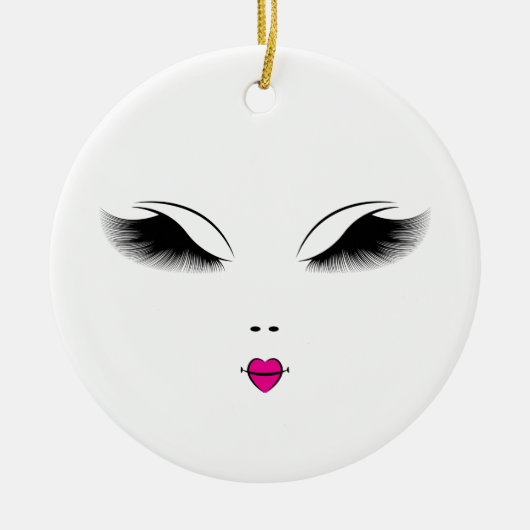 Schönheit Keramik Ornament (Vorne)