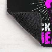 Schönheit Kickboxen Beast Kickboxer Mädchen Kämpfe Mousepad (Ecke)