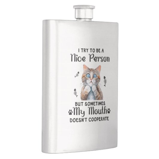 Schönheit Kitty Flachmann (Rechts)