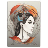 Schönheit Klemmbrett (Rückseite)