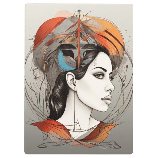 Schönheit Klemmbrett (Rückseite)