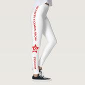 Schönheit kommt aus Russland auf russischen Leggings (Rechts)