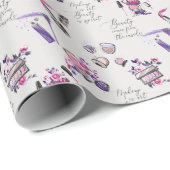 Schönheit kommt vom inneren Muster Geschenkpapier (Rolleneckpunkt)