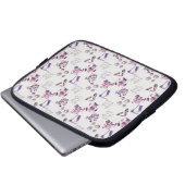 Schönheit kommt vom inneren Muster Laptopschutzhülle (Vorne Knopf)