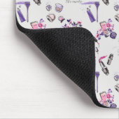 Schönheit kommt vom inneren Muster Mousepad (Ecke)