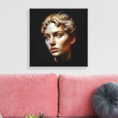 Schönheit Leinwanddruck (Insitu (Wohnzimmer))