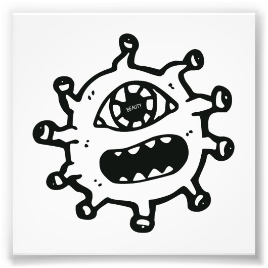 Schönheit liegt im Auge des Betrachters Fotodruck (Vorne)