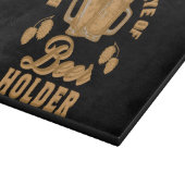 Schönheit liegt im Auge des Bier-Holders Schneidebrett (Ecke)