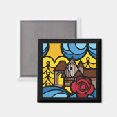 Schönheit Magnet (Vorderseite/Rückseite)