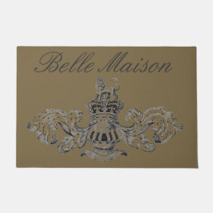 "Schönheit Maison" Vintages heraldisches Wappen Fußmatte