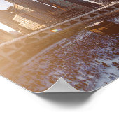 Schönheit Mekkas bei Sonnenuntergang Poster (Ecke)