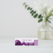 Schönheit nagelt MiniVisitenkarten Mini Visitenkarte (Stehend Vorderseite)