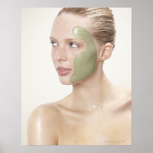 Schönheit, nass, Wellness-Center, Haare hoch, blon Poster (Vorne)