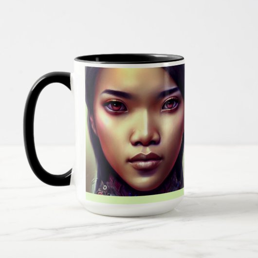 SCHÖNHEIT NATIVE FRAUEN TASSE (Links)