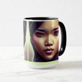 SCHÖNHEIT NATIVE FRAUEN TASSE (VorderseiteRechts)