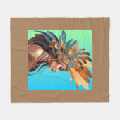 SCHÖNHEIT Nr. 1 Fleecedecke (Vorderseite (Horizontal))