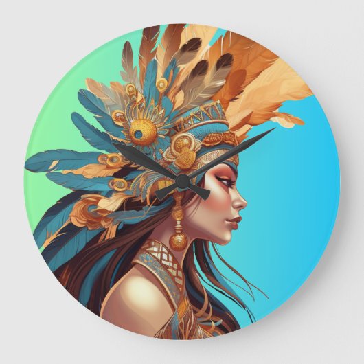 SCHÖNHEIT Nr. 1 Große Wanduhr (Vorderseite)