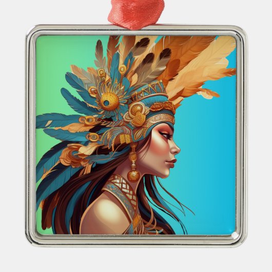 SCHÖNHEIT Nr. 1 Ornament Aus Metall (Vorne)