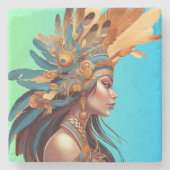 SCHÖNHEIT Nr. 1 Steinuntersetzer (Vorderseite)