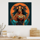 SCHÖNHEIT Nr. 2 Poster (Küche)