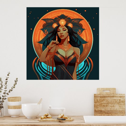 SCHÖNHEIT Nr. 2 Poster (Küche)