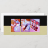 Schönheit oder ästhetische Geschenkgutscheine (Vorne/Hinten)