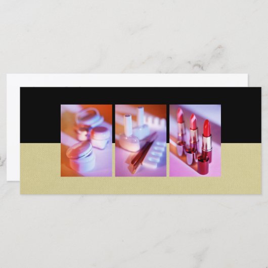 Schönheit oder ästhetische Geschenkgutscheine (Vorne/Hinten)