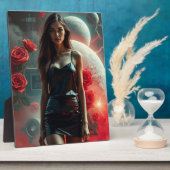 Schönheit, Planeten, Blumen und KI Fotoplatte (Seite)