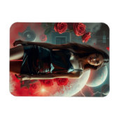 Schönheit, Planeten, Blumen und KI Magnet (Horizontal)