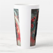 Schönheit, Planeten, Blumen und KI Milchtasse (Vorderseite)