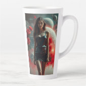 Schönheit, Planeten, Blumen und KI Milchtasse (Rechts)