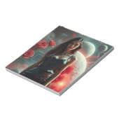 Schönheit, Planeten, Blumen und KI Notizblock (Rotiert)