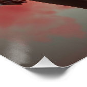 Schönheit, Planeten, Blumen und KI Poster (Ecke)