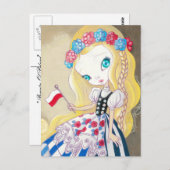Schönheit Polens Postkarte (Vorne/Hinten)
