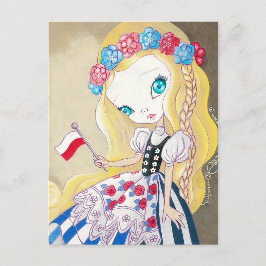 Schönheit Polens Postkarte (Vorderseite)