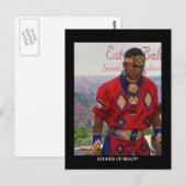 SCHÖNHEIT POSTKARTE (Vorne/Hinten)