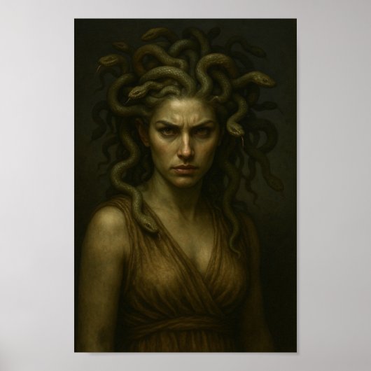 Schönheit, Power und Mythos - Medusa Poster (Vorne)