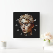 Schönheit Quadratische Wanduhr (Zuhause)