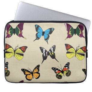 Schönheit & Schmetterlingspassett Laptopschutzhülle
