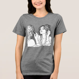 Schönheit Tri-Blend shirt