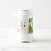 "Schönheit u. Tier " Bierglas (Vorderseite Links)