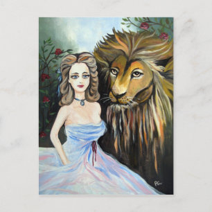 Schönheit und Bestie Postkarte